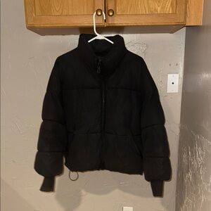 Zara Black Puffer Jacket